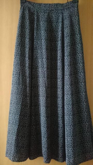 Rewde ルゥデ☆柄フレアスカート★ロングスカート☆ブラック系★ < 女性ファッション Rewde ルゥデ☆柄フレアスカート★ロングスカート☆ブラック系★ < 女性ファッションの