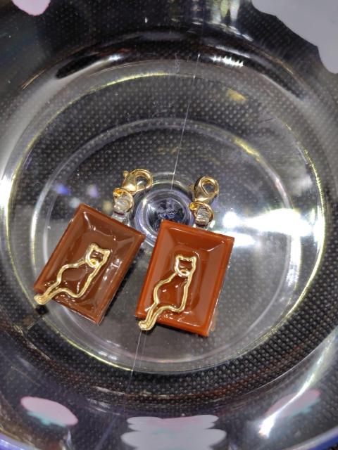 猫チョコのファスナーチャーム2点セット < 女性ファッション 猫チョコのファスナーチャーム2点セット < 女性ファッションの