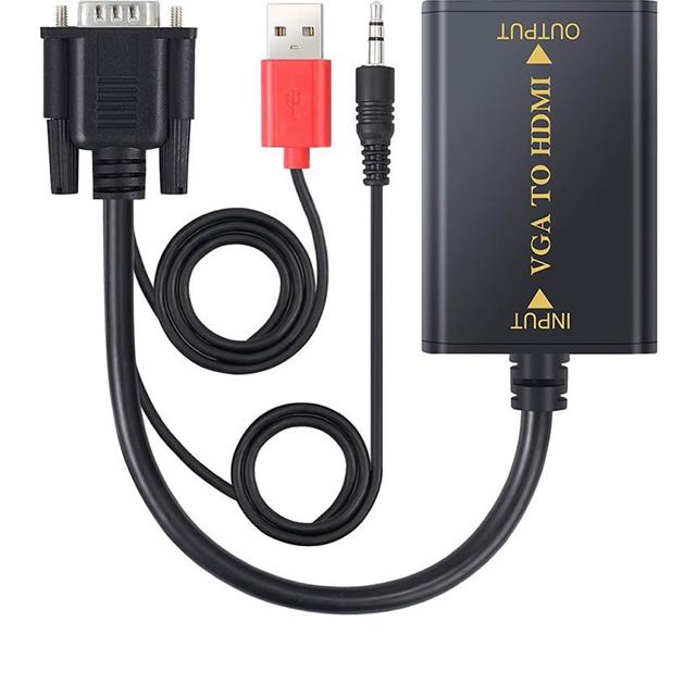VGA HDMI ビデオ変換ケーブル Usee VGA to HDMI 変換アダプター < PC本体/周辺機器  VGA HDMI ビデオ変換ケーブル Usee VGA to HDMI 変換アダプター < PC本体/周辺機器の