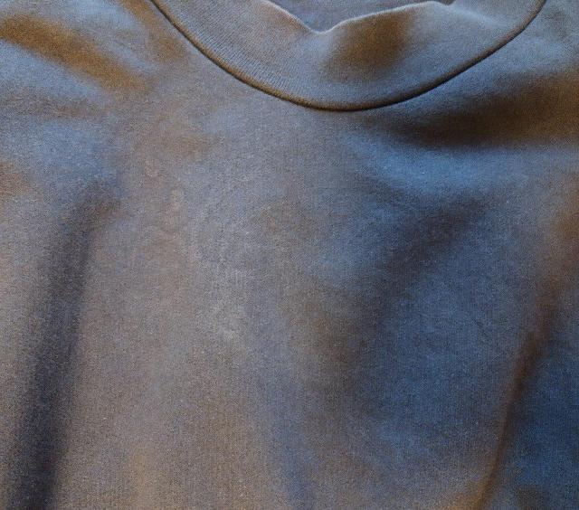 海老茶エンジ PPQ ショート丈 ハイウエスト八分袖 キノコ透かし柄スウェット トレーナー カットソー < 女性ファッション  海老茶エンジ PPQ ショート丈 ハイウエスト八分袖 キノコ透かし柄スウェット トレーナー カットソー < 女性ファッションの