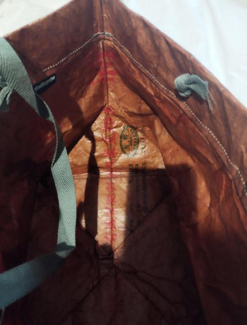 studio pepe米袋トートバッグ エコバッグ 舟形 肉パックそのまま入る < 男性ファッション  studio pepe米袋トートバッグ エコバッグ 舟形 肉パックそのまま入る < 男性ファッションの