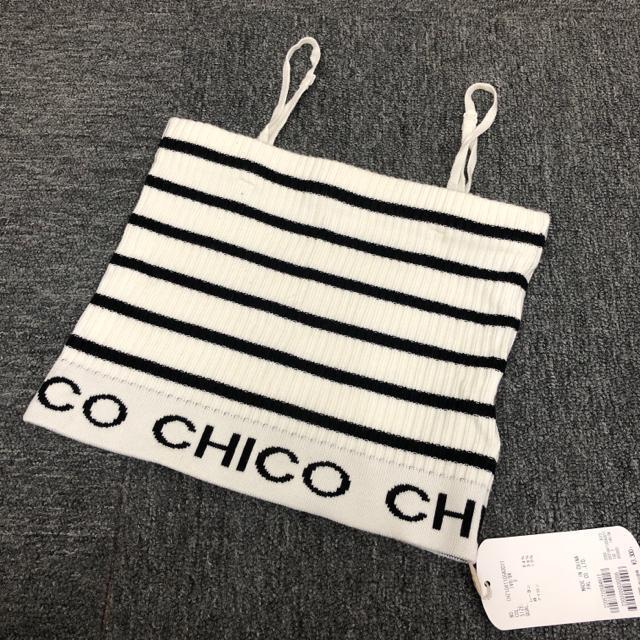 即決 新品 未使用 Chico 裾ロゴベアキャミ < 女性ファッション  即決 新品 未使用 Chico 裾ロゴベアキャミ < 女性ファッションの