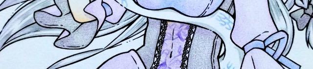 自作イラスト/オリジナル/使い魔のヘビさんと魔女っ娘 < アニメ/コミック/キャラクター  自作イラスト/オリジナル/使い魔のヘビさんと魔女っ娘 < アニメ/コミック/キャラクターの