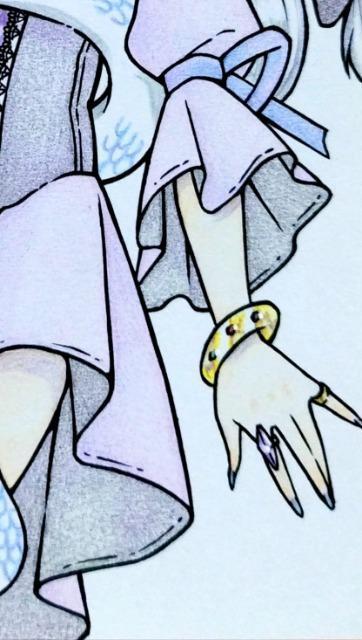 自作イラスト/オリジナル/使い魔のヘビさんと魔女っ娘 < アニメ/コミック/キャラクター  自作イラスト/オリジナル/使い魔のヘビさんと魔女っ娘 < アニメ/コミック/キャラクターの