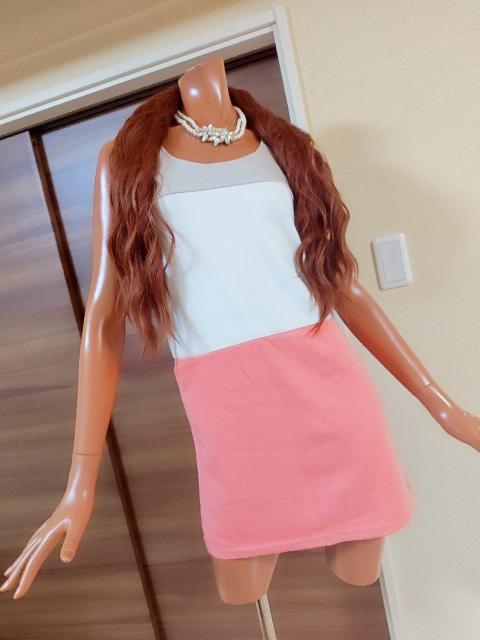 DURAS★Fフリー★カラーボーダーライン★ノースリーブワンピース < ブランド  DURAS★Fフリー★カラーボーダーライン★ノースリーブワンピース  < ブランドの