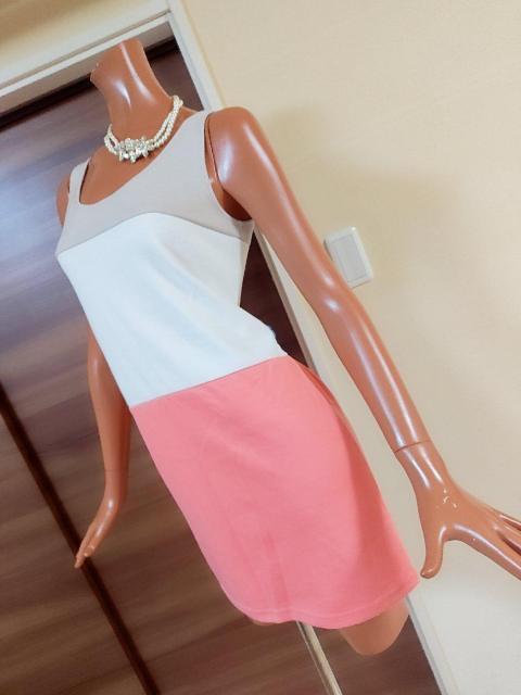 DURAS★Fフリー★カラーボーダーライン★ノースリーブワンピース < ブランド  DURAS★Fフリー★カラーボーダーライン★ノースリーブワンピース < ブランドの