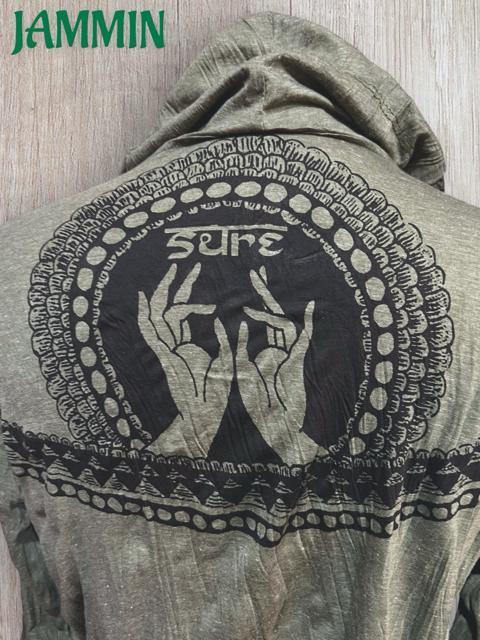 ロータスロンT ダブルドルジェ 魔除け アジアン 蓮 エスニック 長袖 < 男性ファッション ロータスロンT ダブルドルジェ 魔除け アジアン 蓮 エスニック 長袖 < 男性ファッションの