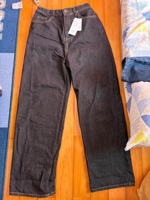 新品タグつきブラックデニム ウエストゴムL < 女性ファッション  新品タグつきブラックデニム ウエストゴムL  < 女性ファッションの