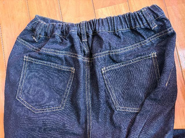 新品タグつきブラックデニム ウエストゴムL < 女性ファッション  新品タグつきブラックデニム ウエストゴムL < 女性ファッションの