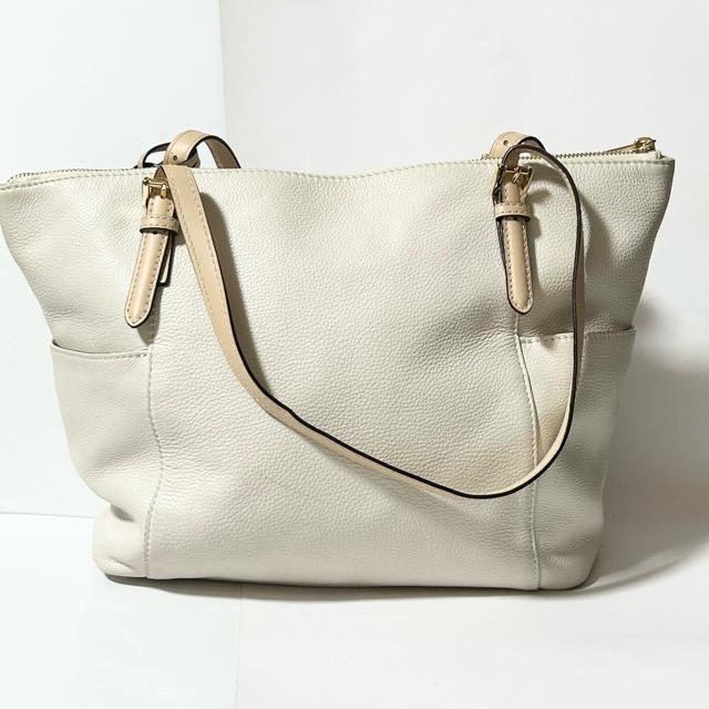 MICHAEL KORS マイケルコース レザー トート バッグ オフホワイト レディース < ブランド MICHAEL KORS マイケルコース レザー トート バッグ オフホワイト レディース < ブランドの