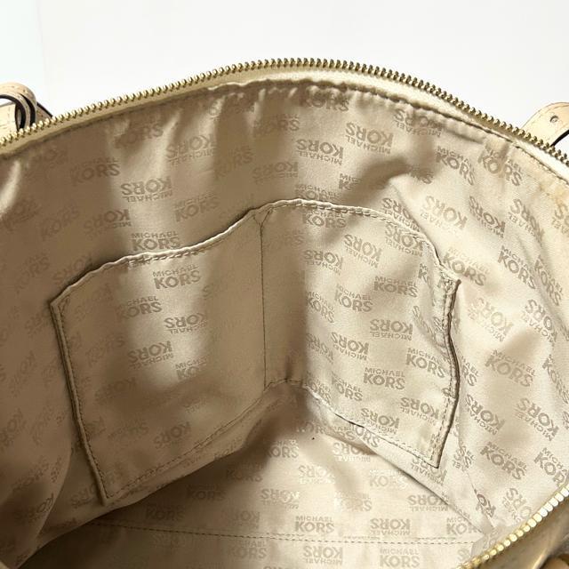 MICHAEL KORS マイケルコース レザー トート バッグ オフホワイト レディース < ブランド MICHAEL KORS マイケルコース レザー トート バッグ オフホワイト レディース < ブランドの