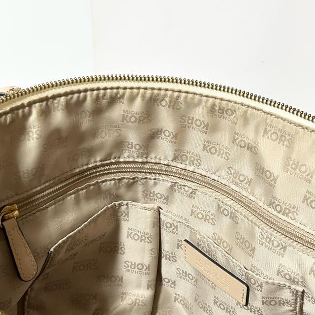 MICHAEL KORS マイケルコース レザー トート バッグ オフホワイト レディース < ブランド MICHAEL KORS マイケルコース レザー トート バッグ オフホワイト レディース < ブランドの