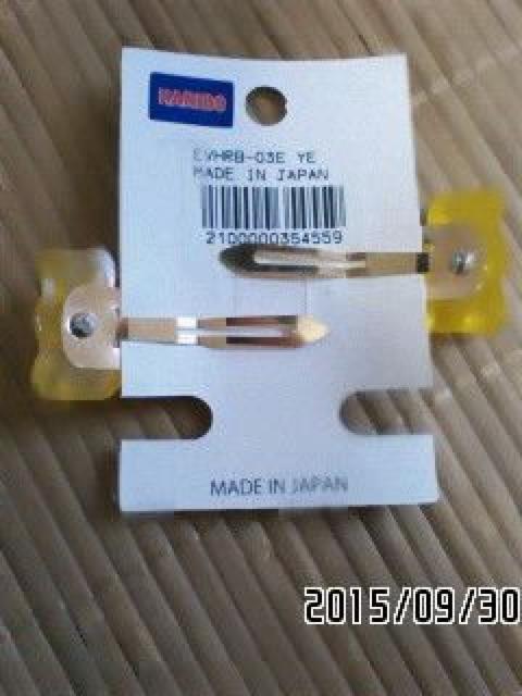 HARIBO・ハリボーベアグミ風チャームヘアピン。イエロー < 女性アクセサリー/時計 HARIBO・ハリボーベアグミ風チャームヘアピン。イエロー < 女性アクセサリー/時計の