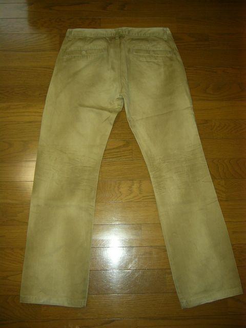 SHELLACシェラック加工コットンパンツ48チノ < ブランド  SHELLACシェラック加工コットンパンツ48チノ < ブランドの