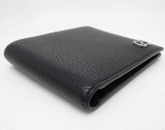 グッチ 473922 GG ドリアン レザー 二つ折り財布 ブラック【送料無料】 < ブランド グッチ 473922 GG ドリアン レザー 二つ折り財布 ブラック【送料無料】 < ブランドの