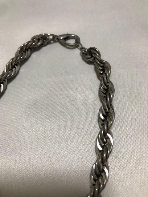 極太ロープチェーンネックレス < 男性アクセサリー/時計  極太ロープチェーンネックレス < 男性アクセサリー/時計の