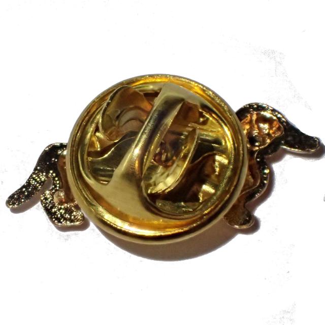 ダックスフンド ダックスフント 犬 イヌ バッジ ピンバッジ ピンズ ブローチ 金色 ゴールド色 < 女性アクセサリー/時計  ダックスフンド ダックスフント 犬 イヌ バッジ ピンバッジ ピンズ ブローチ 金色 ゴールド色 < 女性アクセサリー/時計の