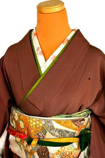 【最高級】美品 金糸シシュウ バチ衿 上品な付下げ 身丈157.5cm 裄丈63cm T3397 < 女性ファッション  【最高級】美品 金糸シシュウ バチ衿 上品な付下げ 身丈157.5cm 裄丈63cm T3397 < 女性ファッションの