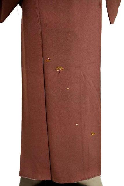 【最高級】美品 金糸シシュウ バチ衿 上品な付下げ 身丈157.5cm 裄丈63cm T3397 < 女性ファッション  【最高級】美品 金糸シシュウ バチ衿 上品な付下げ 身丈157.5cm 裄丈63cm T3397 < 女性ファッションの