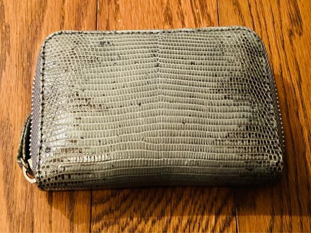 リザード トカゲ 革 レザー 財布 ウォレット ラウンドファスナー メンズ レディース ミドルサイズ < 男性ファッション  リザード トカゲ 革 レザー 財布 ウォレット ラウンドファスナー メンズ レディース ミドルサイズ < 男性ファッションの