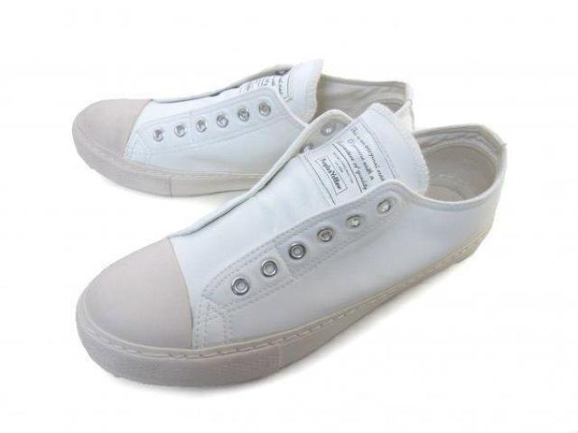 1円~C819新品Purple&Yellowローカット/スリッポンスニーカーM⇒26aO.WHITE♂ < 男性ファッション  1円~C819新品Purple&Yellowローカット/スリッポンスニーカーM⇒26aO.WHITE♂  < 男性ファッションの