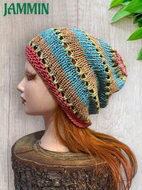 ヘンプコットンニット帽 アジアン ヒッピー エスニック サイケ 個性派 < 女性ファッション ヘンプコットンニット帽 アジアン ヒッピー エスニック サイケ 個性派 < 女性ファッションの