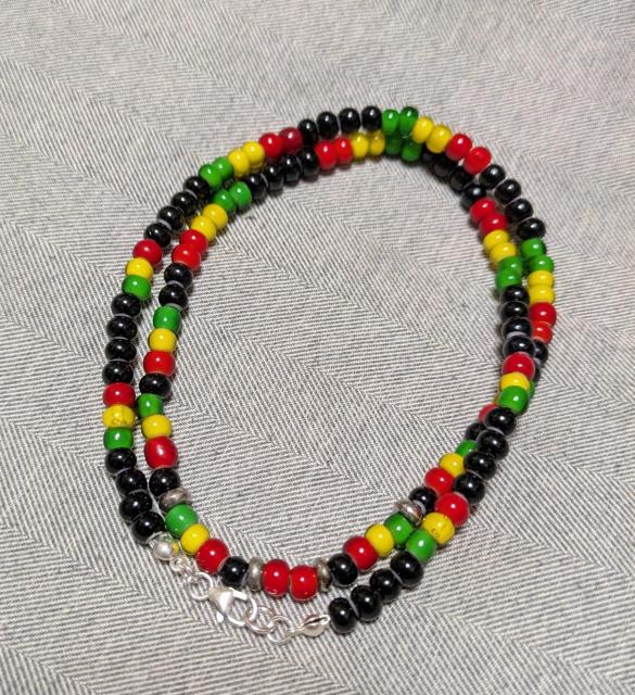 ラスタカラー★レゲエ★ホワイトハーツ★SLV925★ビーズネックレス★チョーカー★新品未着用★送料無料★男女兼用 < 男性アクセサリー/時計 ラスタカラー★レゲエ★ホワイトハーツ★SLV925★ビーズネックレス★チョーカー★新品未着用★送料無料★男女兼用 < 男性アクセサリー/時計の