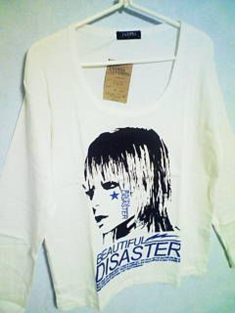 Aー529☆新品☆長袖ガールズロゴTシャツ ホワイト×ブルーM < 男性ファッション  Aー529☆新品☆長袖ガールズロゴTシャツ ホワイト×ブルーM < 男性ファッションの