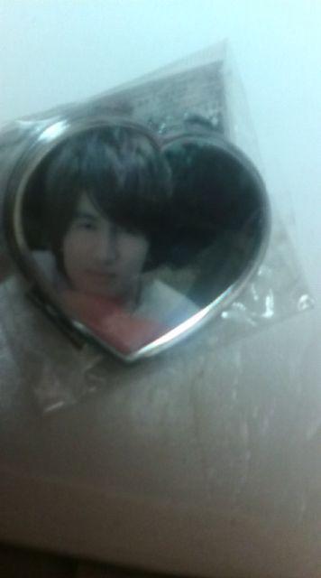 ジェリー・イェン写真入りハート型コンパクトミラー < タレントグッズ  ジェリー・イェン写真入りハート型コンパクトミラー  < タレントグッズの