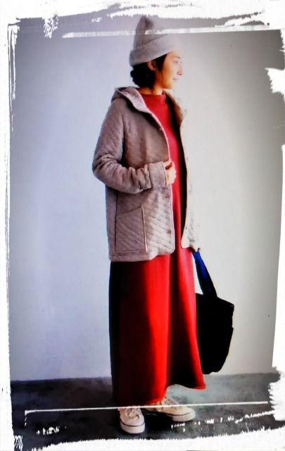 *肌触り優しいコットンニット ゆるワンピース*新品 ボルドー < 女性ファッション *肌触り優しいコットンニット ゆるワンピース*新品 ボルドー < 女性ファッションの