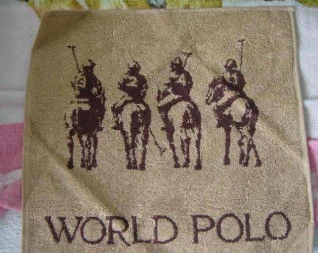 WORLD POLOタオル地ハンカチ < 女性ファッション  WORLD POLOタオル地ハンカチ < 女性ファッションの