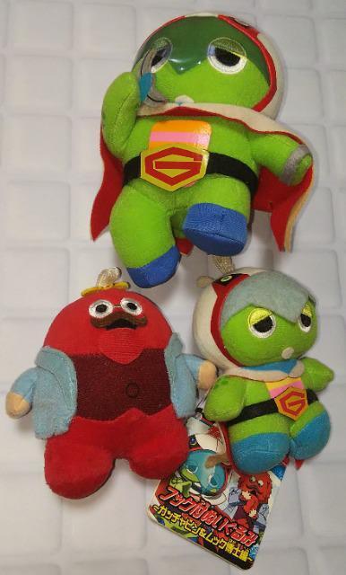 科学忍者隊ガッチャピンぬいぐるみ3個セットガッチャピン&ムック博士編、ガッチャピン出現編アミューズメント景品 < おもちゃ  科学忍者隊ガッチャピンぬいぐるみ3個セットガッチャピン&ムック博士編、ガッチャピン出現編アミューズメント景品  < おもちゃの