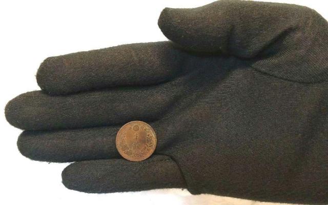 半銭銅貨 明治20年 直径21.8mm 1/2SEN 骨董 古美術 古銭 硬貨 コイン 貨幣 明治二十年 1887年 菊花紋章 < ホビー  半銭銅貨 明治20年 直径21.8mm 1/2SEN 骨董 古美術 古銭 硬貨 コイン 貨幣 明治二十年 1887年 菊花紋章 < ホビーの