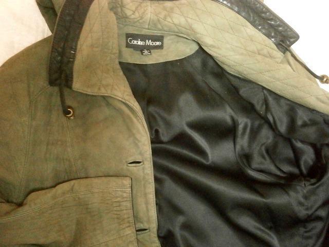 ◆キャロラインムーア caroline moore レザーコート 中古品 < 女性ファッション  ◆キャロラインムーア caroline moore レザーコート 中古品 < 女性ファッションの