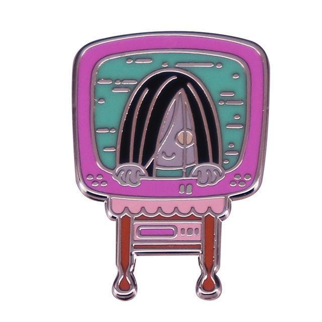 新品 リング モチーフ ピンブローチ  ホラー映画 貞子 < 男性アクセサリー/時計  新品 リング モチーフ ピンブローチ  ホラー映画 貞子  < 男性アクセサリー/時計の