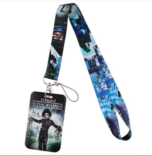 新品 シザーハンズ IDカードホルダーケース付ネックストラップ < 女性ファッション  新品 シザーハンズ IDカードホルダーケース付ネックストラップ  < 女性ファッションの