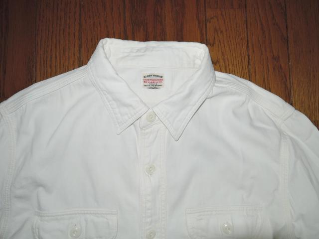 COOTIE クーティー ワークシャツ M 白 無地系 長袖シャツ < ブランド COOTIE クーティー ワークシャツ M 白 無地系 長袖シャツ < ブランドの