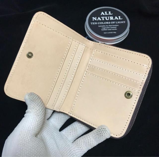 数量限定 栃木レザー 高級感あり 牛ヌメ革 //本革 コンパクト 小銭入れあり ミニ財布 手縫い仕上げ財布 ハンドメイド < 男性ファッション  数量限定 栃木レザー 高級感あり 牛ヌメ革 //本革 コンパクト 小銭入れあり ミニ財布 手縫い仕上げ財布 ハンドメイド < 男性ファッションの