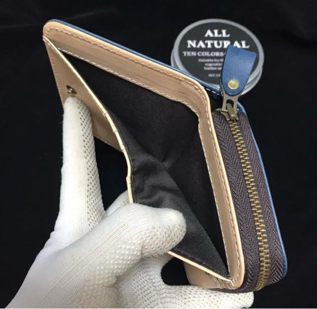 数量限定 栃木レザー 高級感あり 牛ヌメ革 //本革 コンパクト 小銭入れあり ミニ財布 手縫い仕上げ財布 ハンドメイド < 男性ファッション  数量限定 栃木レザー 高級感あり 牛ヌメ革 //本革 コンパクト 小銭入れあり ミニ財布 手縫い仕上げ財布 ハンドメイド < 男性ファッションの