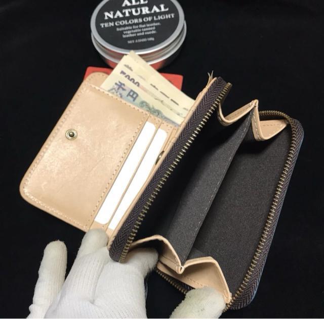 数量限定 栃木レザー 高級感あり 牛ヌメ革 //本革 コンパクト 小銭入れあり ミニ財布 手縫い仕上げ財布 ハンドメイド < 男性ファッション  数量限定 栃木レザー 高級感あり 牛ヌメ革 //本革 コンパクト 小銭入れあり ミニ財布 手縫い仕上げ財布 ハンドメイド < 男性ファッションの