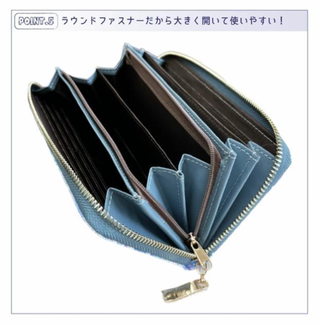 ベベダヤン タツノオトシゴとクラゲ ラウンドファスナー長財布 < 女性ファッション ベベダヤン タツノオトシゴとクラゲ ラウンドファスナー長財布 < 女性ファッションの