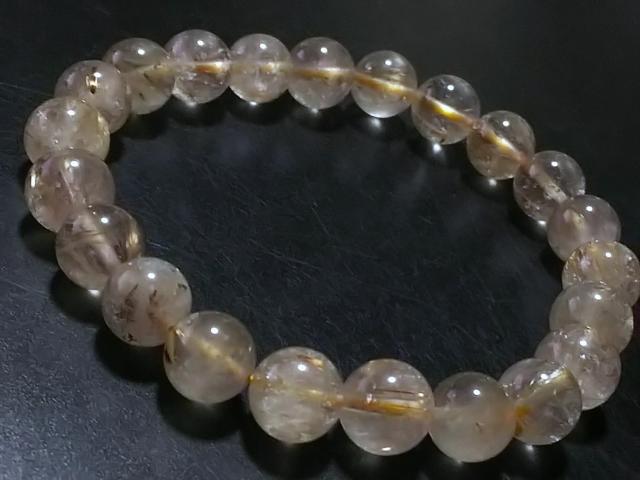 天然石★ゴールドルチル 9mm ブレス < 女性アクセサリー/時計 天然石★ゴールドルチル 9mm ブレス < 女性アクセサリー/時計の