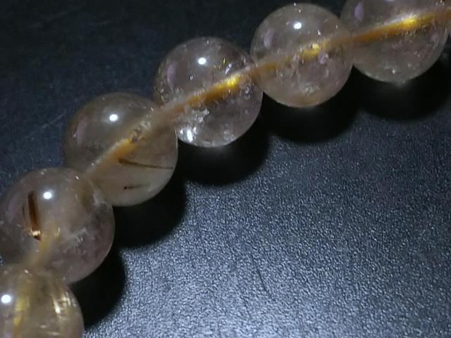 天然石★ゴールドルチル 9mm ブレス < 女性アクセサリー/時計 天然石★ゴールドルチル 9mm ブレス < 女性アクセサリー/時計の