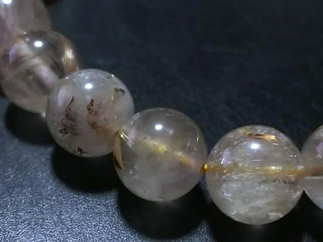 天然石★ゴールドルチル 9mm ブレス < 女性アクセサリー/時計 天然石★ゴールドルチル 9mm ブレス < 女性アクセサリー/時計の