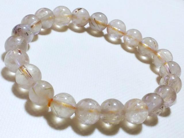 天然石★ゴールドルチル 9mm ブレス < 女性アクセサリー/時計 天然石★ゴールドルチル 9mm ブレス < 女性アクセサリー/時計の