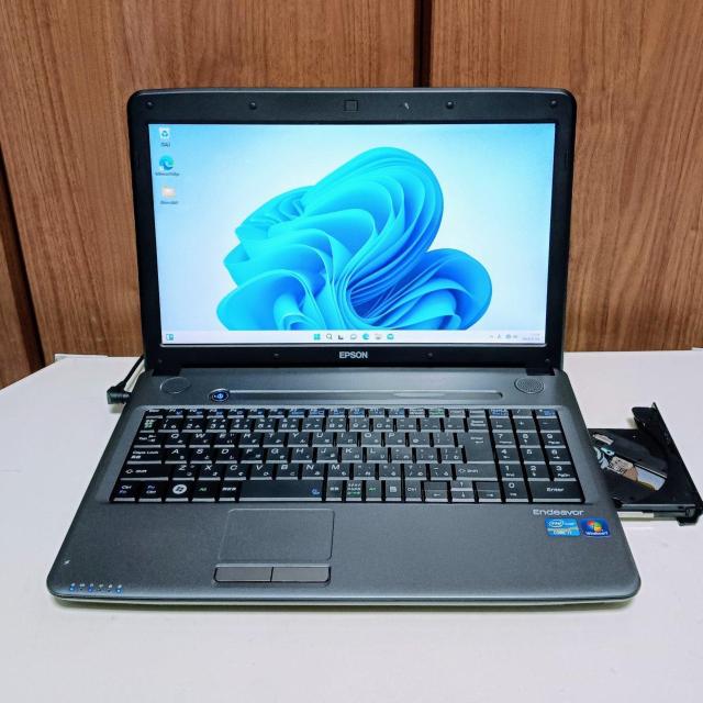 EPSON Endeavor Corei7 8GB ViSSD256GB Windows11 Office2024 DVD  PC{/Ӌ@ 