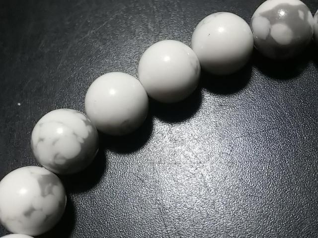 天然石★ハウライト 8mm ブレス < 女性アクセサリー/時計 天然石★ハウライト 8mm ブレス < 女性アクセサリー/時計の