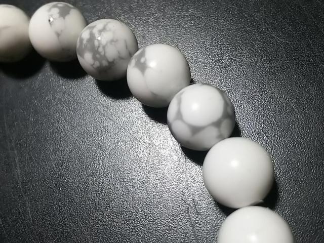 天然石★ハウライト 8mm ブレス < 女性アクセサリー/時計 天然石★ハウライト 8mm ブレス < 女性アクセサリー/時計の