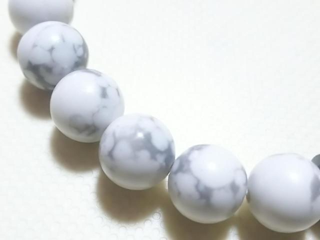 天然石★ハウライト 8mm ブレス < 女性アクセサリー/時計 天然石★ハウライト 8mm ブレス < 女性アクセサリー/時計の