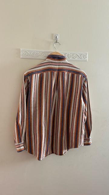 イクシーズ メンズ ストライプ ボタンダウン 長袖シャツ M < 男性ファッション イクシーズ メンズ ストライプ ボタンダウン 長袖シャツ M < 男性ファッションの